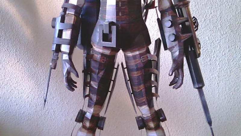 Three Months Of Work Went Into This Big Sister Papercraft - Game Informer